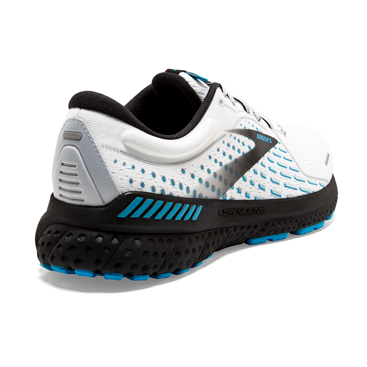 Brooks Mens Adrenaline GTS 21 store White/Grey/Atomic Blue Size 13