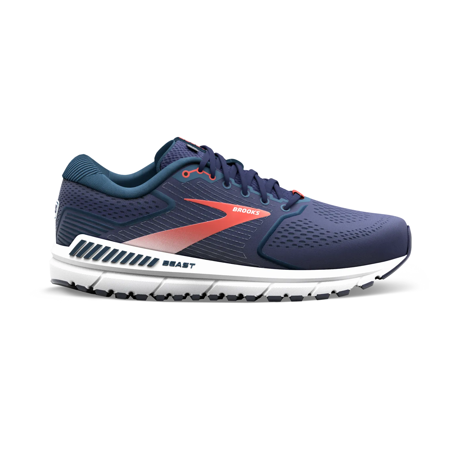Brooks Beast 20 Mens 14 2E Navy Stability Running Shoes Support Athletic Sneaker Brooks Men main image 3